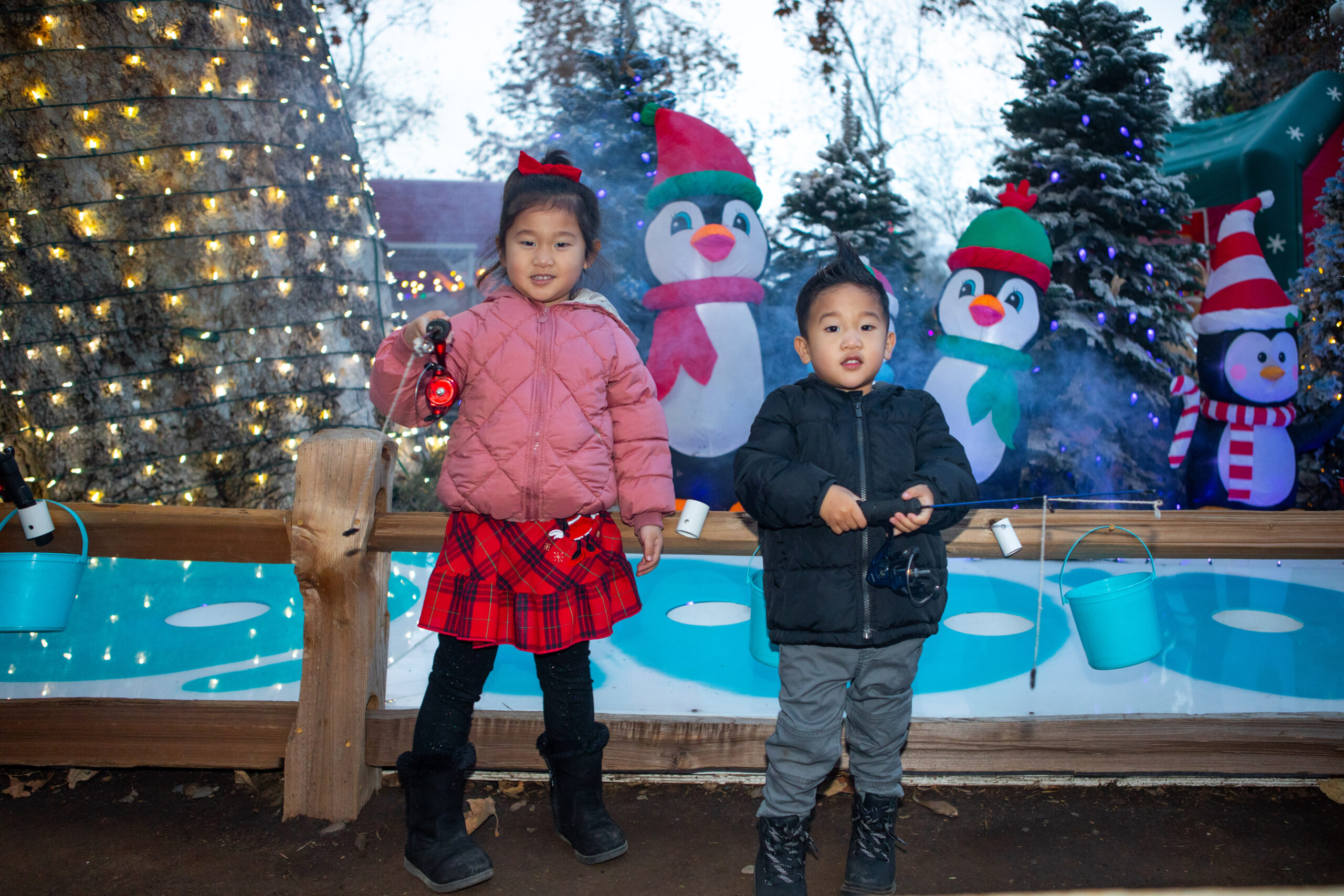 Ice Fishing at Santa's Village