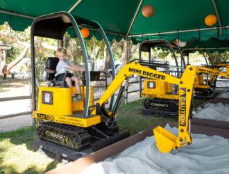 Mini Diggers at Irvine Park Railroad