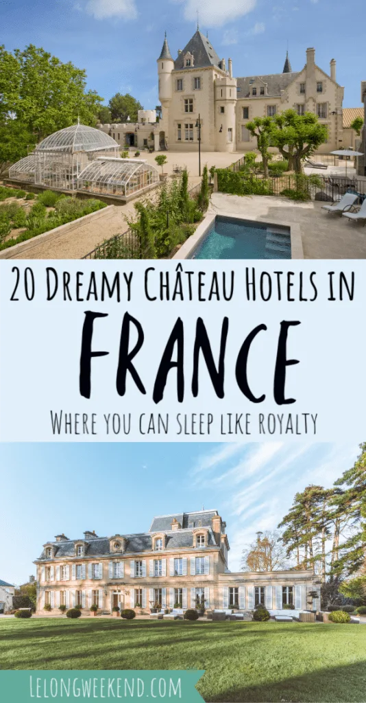 Dreaming of booking a château holiday in France? We have you covered with the most beautiful castle hotels in France. #france #castle #chateau #frenchcastles