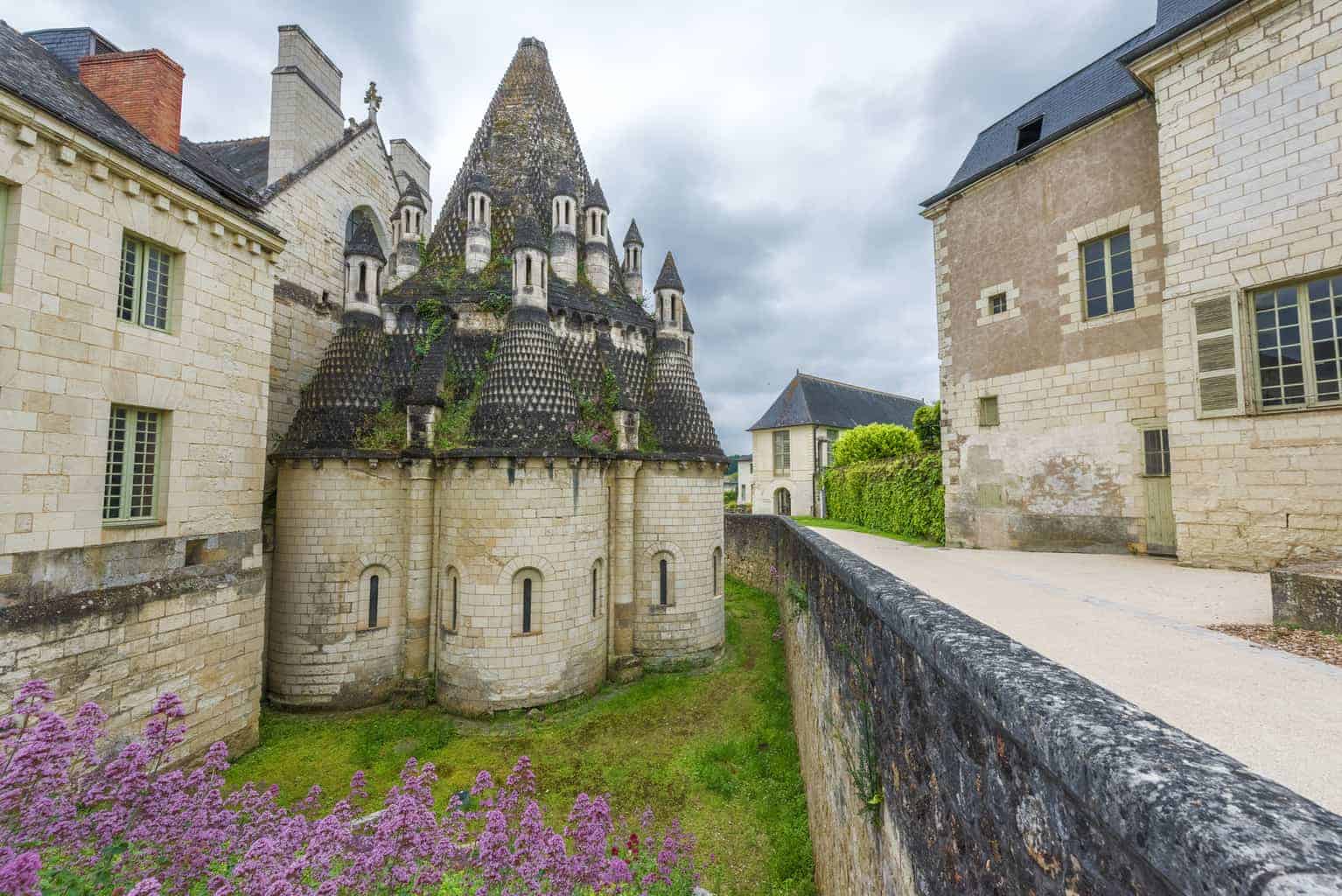 Abbey of Fontevraud - Stunning attraction in the Pays de la Loire region of France.