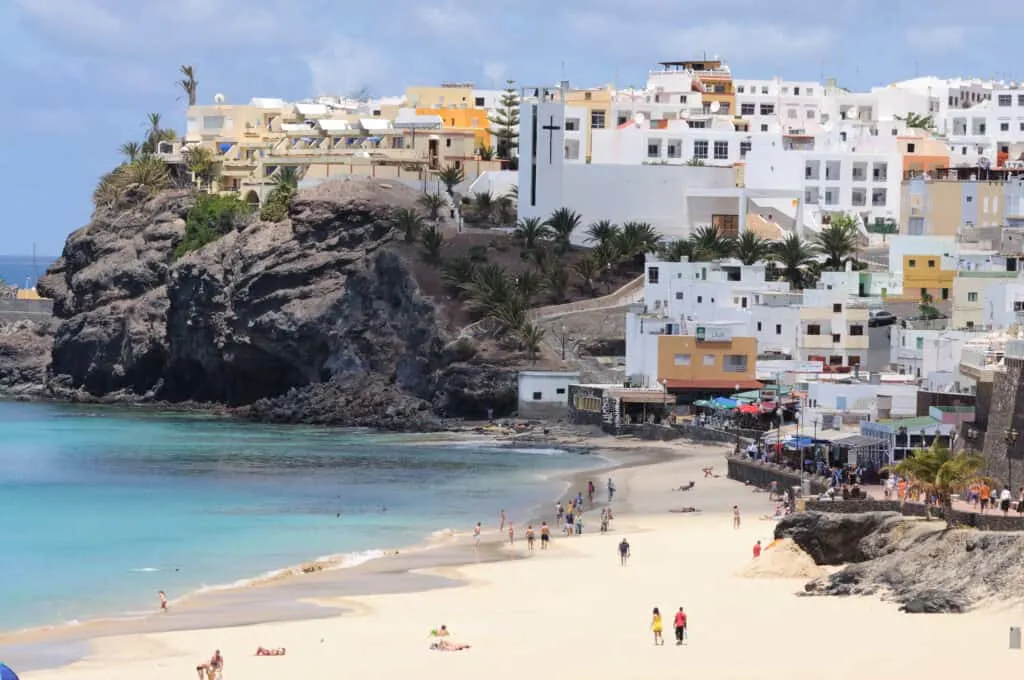 Fuerteventura is a popular holiday island in Spain