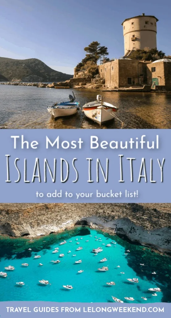 Looking for your next Italian Islands getaway? We've rounded up the dreamiest islands in Italy to get your dreaming of la dolce vita! #Italy #islands #vacation #europe