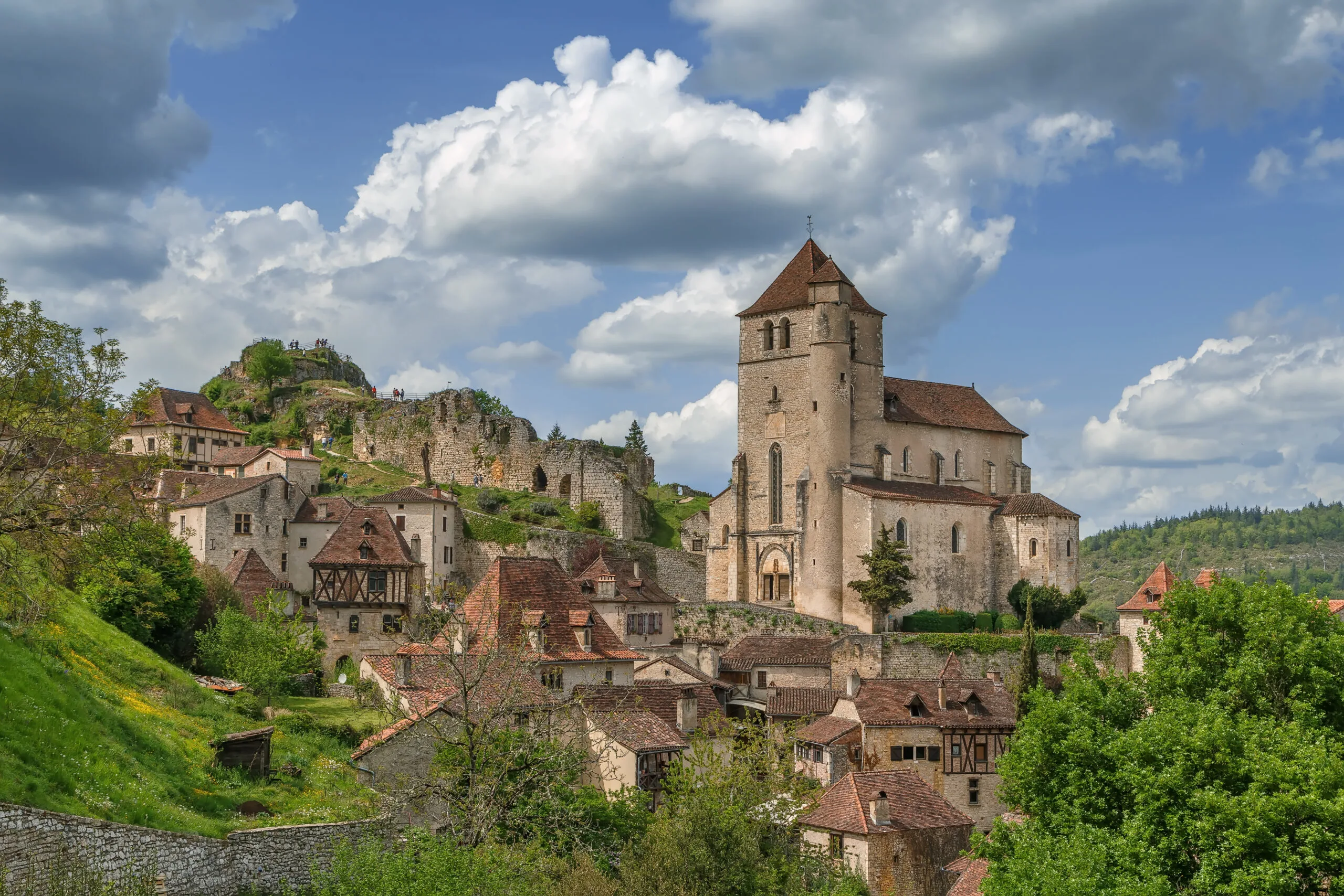 Medieval towns in France