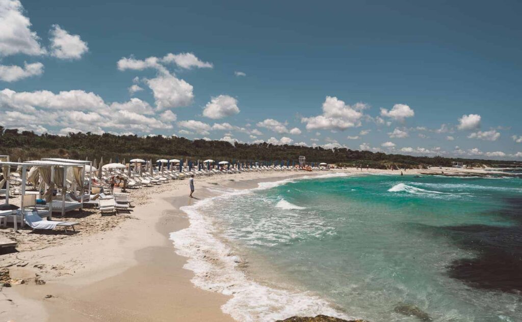 Mora Mora is one of the best beaches on the Adriatic coast Italy