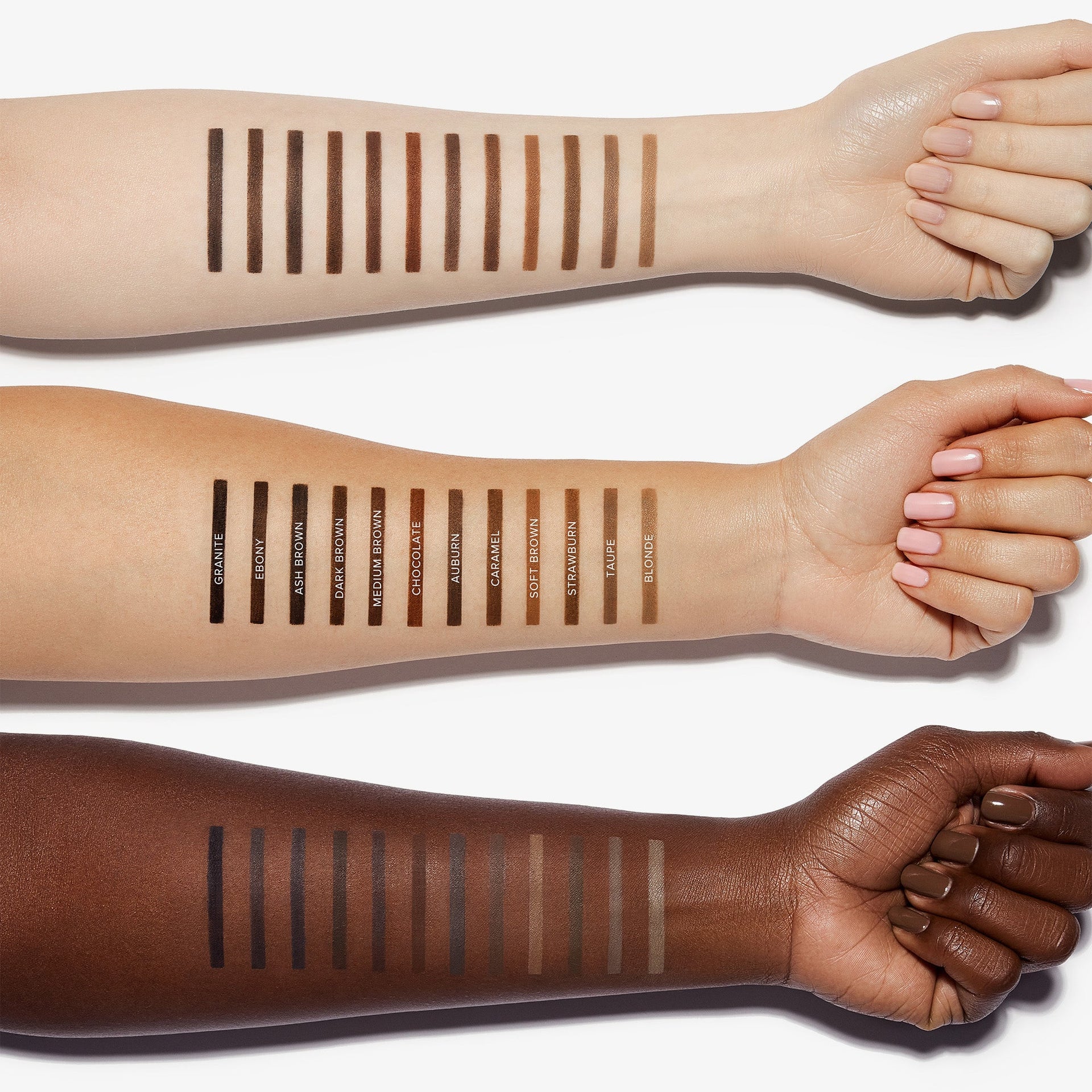 Deluxe Min Brow Definer Arm Swatch
