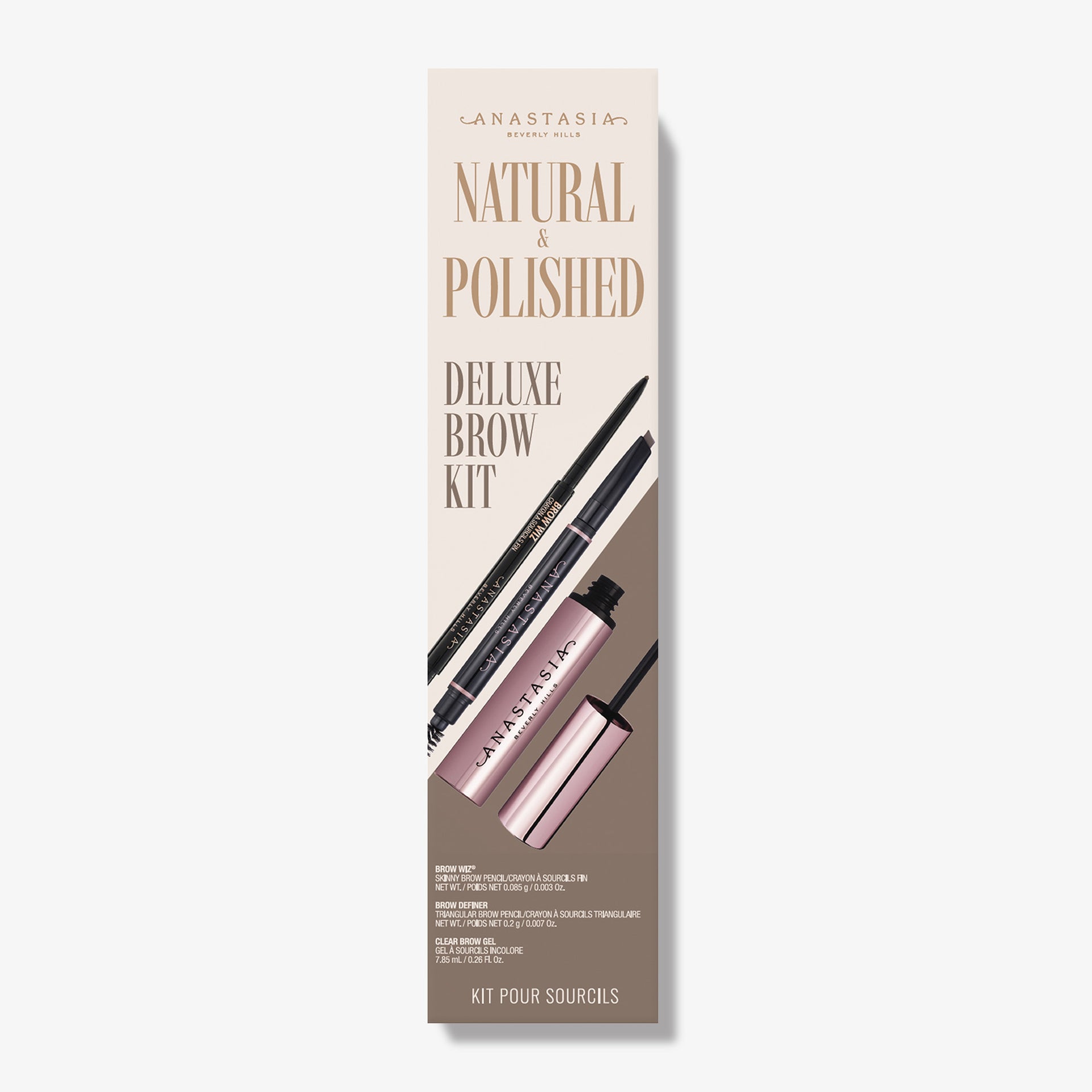 Taupe | Natural & Polished Deluxe Brow Kit