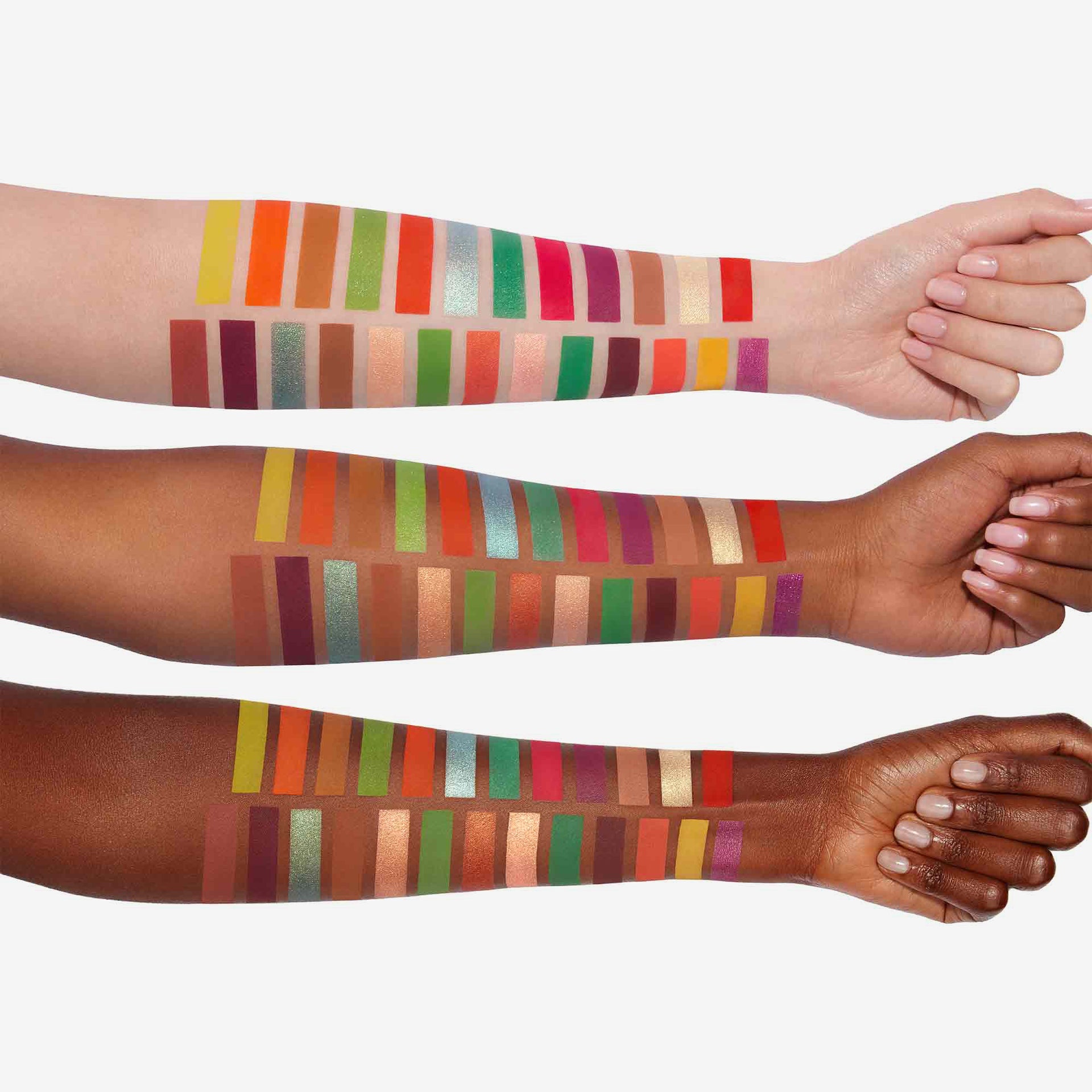 NORVINA® Pro Pigment Palette Vol. 3 Arm Swatches